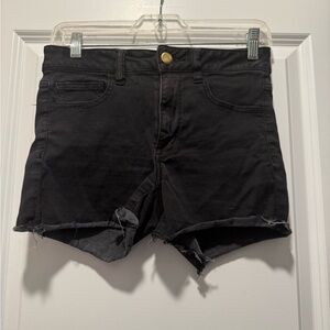 American Eagle Super Super Stretch hi-rise shortie shorts size 4